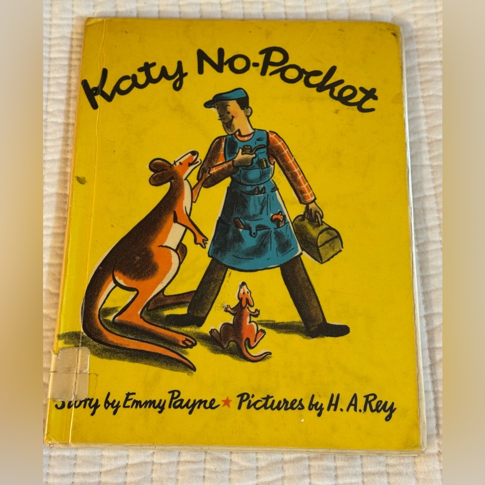 Vintage 1972 Katy No Pocket by Emmy Payne w/ illustrations by H.A. Rey HC
